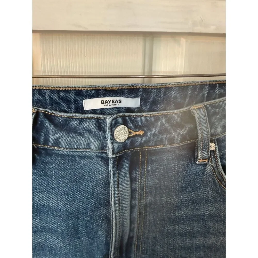 Bayea High Rise Straight Leg Jeans sz 31 NWOT